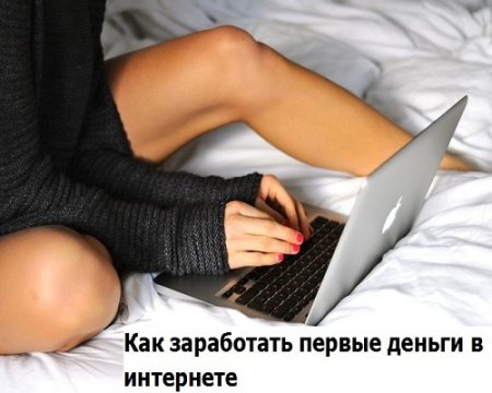 Как заработать первые деньги в интернете